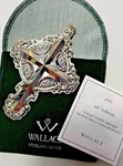 Wallace Silversmiths Grande Baroque Cross Sterling Ornament 2011 New. Fixed Price $89.00.