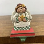 Midwest Cannon Falls Vtg Cast Iron Eddie Walker Angel Christmas Stocking Holder. Fixed Price $19.99.