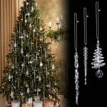 24 Pcs Crystal Christmas Tree Ornaments 3 Styles Icicles Dro.... Fixed Price $11.88.