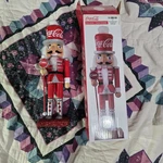 Coca-cola Kurt S. Adler 10-INCH Wooden Nutcracker W/box. Fixed Price $34.95.