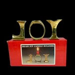 Candlestick Holder Joy Solid Brass Set 3 Piece Vintage 1994 Christmas Remembered. Fixed Price $28.99.