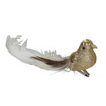 Northlight 6" Gold And White Embellished Bird With Clip Christmas Ornament. Fixed Price $9.99.