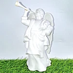 Avon Nativity Collectibles "gabriel" Porcelain Angel Figurine Trumpet 1992 Flaws. Fixed Price $28.05.