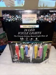 Gemmy Orchestra Of Lights Color Changing 24 Led Icicle Christmas Holiday. Fixed Price $53.99.