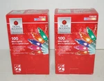 2-BOX 100 Multi-color Mini Lights 20 Ft 7.5" Length Home Accents Holiday. Fixed Price $28.00.