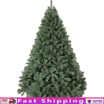 Prelit Christmas Tree Led Lights Flocked Pine Cones Indoor Holiday Decor New. Fixed Price $127.14.