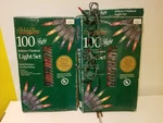 Vintage Holiday Time 100 Ct Incandescent Multicolor Christmas Lights 2 Set Lot. Fixed Price $32.00.