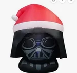 Huge Lighted Star Wars Darth Vader Head Christmas Inflatable 8 Feet New Box!. Fixed Price $150.00.