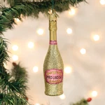 Prosecco Bottle Ornament. Fixed Price $21.99.