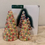 Department 56 Village Acc Gumdrop Pine Trees 2005 Candy Christmas 53614. Fixed Price $19.99.