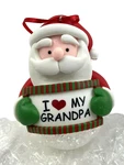 Santa Claus "i Love My Grandpa" Light Up Ornament Spoontiques New.. Fixed Price $7.27.