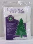 Buffalo Snow Sparkl-tex Glittering Christmas Tree Skirt 58" Diameter New. Fixed Price $6.43.