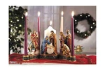 Candle Holders - Luxury Tabletop Christmas Centerpiece Advent Wreath H.... Fixed Price $134.27.