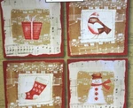 Oneida Winter Song 8" Salad Dessert Plates Set 4 Anne Dolan Christmas Holiday. Fixed Price $23.99.