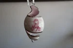 Bradford Exchange Porcelain Breast Cancer Hope Courage Pink Ribbon Ornament. Fixed Price $14.99.