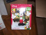 Gemmy Disney 5' Mickey Mouse Airblown Christmas Inflatable. Fixed Price $149.00.