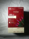 100 Ct Purple Mini Lights, Green Wire By Holiday Living Set Of Total 200 Lts. Fixed Price $12.99.
