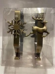Oufini Stocking Holders For Mantle-christmas Hangers. Fixed Price $12.00.