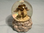 Christmas Snow Globe Angelfaith The Bearstone Collection Boyds Musical. Fixed Price $16.00.