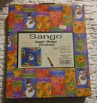 Sango Sweet Shoppe Christmas Cheese Tray W/ Knife 0918-202 Nib. Fixed Price $18.00.