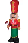 Christmas Gemmy Nutcracker Led Lightshow Inflatable Yard Lawn Decor Blow Up Prop. Fixed Price $119.95.