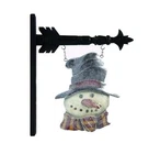 K&k Interiors B7750 Resin Glitter Snowman Top Hat Arrow Replacement. Fixed Price $69.99.