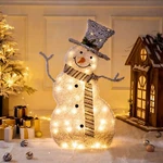 Christmas Lighted Snowman Led Lights Indoor Outdoor Yard Home Party Decoration. Fixed Price $47.47.
