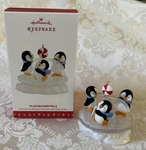 Hallmark 2016 Keepsake Ornament Playground Pals Penguins Merry Go New. Fixed Price $25.97.