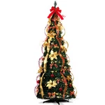 6 Ft Christmas Tree Pop Up With Lights Artificial. Fixed Price $138.47.