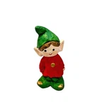 Homco Elf Figurine Red Green Multi Vintage O-5321 Japan Christmas 4.5"H Ceramic. Fixed Price $8.00.