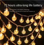 Christmas, String Lights Sunnydaze 20 Foot 30-COUNT Led Solar Powered Outdoor. Fixed Price $15.99.