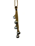 Sleigh Jingle Bells 5 On Rope Home Decor Christmas Door Knob Hanger Silver. Fixed Price $15.99.