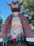 32' Foot Inflatable Rudolph The Red Nosed Reindeer Custom Made!!!!!!. Fixed Price $2995.99.