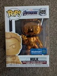 Funko Pop! Vinyl Marvel Avengers Endgame Hulk Gold Chrome Walmart Exclusive #499. Fixed Price $244.78.