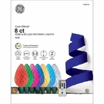 Ge Color Effects 8-MARKER Changing Christmas Light Bulb Pathway Markers. Fixed Price $54.99.