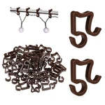 40 Pieces Christmas Light Clips Outdoor Gutter Hooks Weatherproof String Ligh.... Fixed Price $14.42.