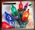 100 Multi-color Christmas Light String 32' Seasonal Specialties, Tested, Works. Fixed Price $16.75.