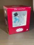 Trim Home Christmas Handblown Glass Blue Snowman, Color Changing Led (808). Fixed Price $15.00.