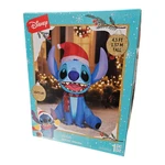 Disney Stitch With Scarf & Santa Hat Holiday Christmas Airblown Inflatable 4.5'. Fixed Price $44.99.