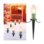 Christmas Pathway Lights Outdoor, 26 Ft Connectable C9 Led O.... Fixed Price $37.39.
