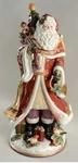 Fitz & Floyd Regal Holiday Santa Figurine 19" Original Box. Fixed Price $325.00.