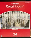 Gemmy Lightshow Color Motion 24 Count White Deluxe Led Christmas Icicle. Fixed Price $47.99.