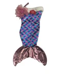Stocking Mermaid Tail 21" Sequin Double Sided Christmas Sock Pink Holiday Time. Fixed Price $12.99.