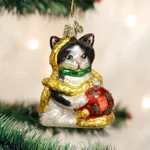 Old World Christmas Holiday Kitten Glass Ornament 12223. Fixed Price $18.88.