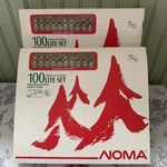 Vtg New Noma Multi Color Christmas Mini 100 Lights Set 2 47 Indoor Outdoor Lot. Fixed Price $24.99.