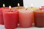 (2) Scented Votive Candles By New England Co 2OZ 2" Usa Small Batch Made. Fixed Price $6.99.
