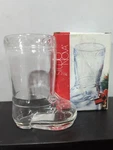 Studio Nova 5" Glass Boot Christmas Candyholder. Fixed Price $7.99.