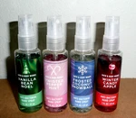 Bath & Body Works Winter Holiday Anti Bacterial Hand Spray - Choose 1 Oz / 29 Ml. Fixed Price $10.99.