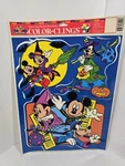 Vintage Disney Mickey Mouse Halloween Window Color Clings Goofy Minnie Witch. Fixed Price $8.99.