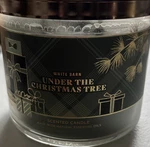 White Barn Under The Christmas Tree Scented Candle 14.5 Oz Fir Balsam. Fixed Price $48.00.